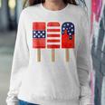 4Th Of July Popsicles Usa Flag Independence Day Patriotic Sweatshirt Gifts for Her