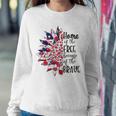 America The Home Of Free Because Of The Brave Plus Size Sweatshirt Gifts for Her