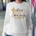 Baby Shower Text Design Glory To The New Born Sweatshirt Gifts for Her