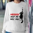 Black Cat Sayes Hey Cat Sayes Hey Sweatshirt Gifts for Her