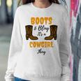 Boots Bling Its A Cowgirl Thing Sweatshirt Gifts for Her