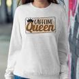 Caffeine Queen Graphic Shirt Design Sweatshirt Gifts for Her