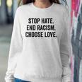 Choose Love Buffalo - Stop Hate End Racism Choose Love Sweatshirt Gifts for Her