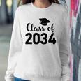 Class Of 2034 Grow With Me - Handprints Go On The Back Sweatshirt Gifts for Her