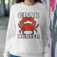Crab Hunter Seafood Hunting Crabbing Lover Claws Shellfish Sweatshirt Gifts for Her