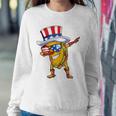 Dabbing Uncle Sam Taco 4Th Of July Kids Boys Girls Sweatshirt Gifts for Her
