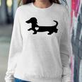 Dachshund Heart Dog Lover Sweatshirt Gifts for Her