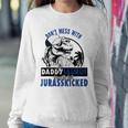 Daddysaurus Dad Husband Fathers Day Gift Matching Dinosaur Sweatshirt Gifts for Her