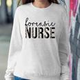 Forensic Nurse Life Nursing School Nurse Squad Gifts Raglan Baseball Tee Sweatshirt Gifts for Her