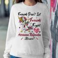 Friends Dont Let Friends Fight Arteriovenous Malformation Alone Unicorn Burgundy Ribbon Arteriovenous Malformation Support Arteriovenous Malformation Awareness Sweatshirt Gifts for Her