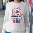 Getting Star Spangle Hammered America Western 4Th Of July Sweatshirt Gifts for Her
