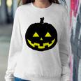 Happy Halloween Scary Black Pumpkin Pattern Sweatshirt Gifts for Her