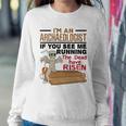 If You See Me Running Dead Have Risen Funny Archaeology Sweatshirt Gifts for Her