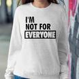 Im Not For Everyone Shirts For Women Funny Saying Sarcastic Novelty Letter Graphic Print Ca Sweatshirt Gifts for Her