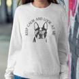 Keep Calm And Look At Me Sweatshirt Gifts for Her