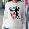 Lacrosse Usa Flag Sweatshirt Gifts for Her