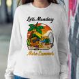 Less Monday More Summer Funny Pineapple Gift Pineapple Lover Sweatshirt Gifts for Her