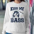 Love Fishing Kiss My Bass Sweatshirt Gifts for Her