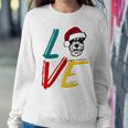 Love My Xmas Miniature Schnauzer Sweatshirt Gifts for Her