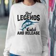 Loving Fish Reel Legends Catch And Release Sweatshirt Gifts for Her