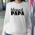 Mens Papa Grandpa Proud New Dad Blessed Papa Fathers Day Sweatshirt Gifts for Her