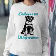 Miniature Schnauzer At Home Cuteness Dispenser Multi Tasking Dog Sweatshirt Gifts for Her