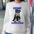 Miniature Schnauzer Home Supervisor Child Wrangler Multi Tasking Dog Sweatshirt Gifts for Her