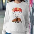 Parachuting Capybara For Capybara Lovers Sweatshirt Gifts for Her