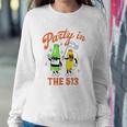 Party In The 513 Baseball Player Sweatshirt Gifts for Her