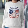 Patriotic Eagle 4Th Of July Usa American Flagraglan Baseball Sweatshirt Gifts for Her