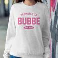 Promoted To Bubbe Baby Reveal Gift Jewish Grandma Sweatshirt Gifts for Her