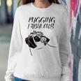 Pugging Fabulous Pug Lovers Sweatshirt Gifts for Her