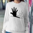 Rabbit Hand Shadow Sweatshirt Gifts for Her