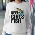 Reel Girl Fish Sweatshirt Gifts for Her