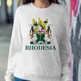 Rhodesia Coat Of Arms Zimbabwe Funny South Africa Pride Gift Sweatshirt Gifts for Her