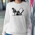 Sexy Catsuit Latex Black Cat Costume Cosplay Pin Up Girl Sweatshirt Gifts for Her