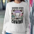 Simmer Down Cowboy Western Style Gift Sweatshirt Gifts for Her