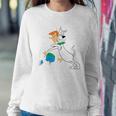 The Jetsons Astro Hugging George Sweatshirt Gifts for Her