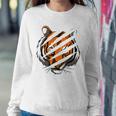 Tiger Stripes Zoo Animal Tiger Sweatshirt Gifts for Her