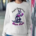 Tough Kangaroos Wear Pink In Support Of Breast Cancer Awareness Sweatshirt Gifts for Her