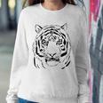 White Tiger Head For Men And Tiger Dad And Tiger Lover Sweatshirt Gifts for Her
