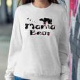 Womens Mama Bear Mom Life - Floral Heart Top Gift Boho Outfit Sweatshirt Gifts for Her