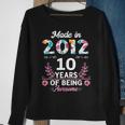 10 Years Old Gifts 10Th Birthday Born In 2012 Women Girls V2 Sweatshirt Gifts for Old Women