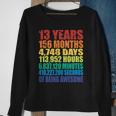 13Th Birthday For Boys & Girls 13 Years Of Being Awesome Sweatshirt Gifts for Old Women
