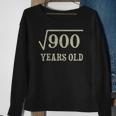 30 Years Old 30Th Birthday Give Idea Square Root Of 900 Vintage Birthday Sweatshirt Gifts for Old Women