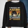 4Th Grade Graduation Anime 2022 Graduate Elementary Girls Sweatshirt Gifts for Old Women