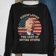 4Th Of July Bidenflation The Cost Of Voting Stupid Biden Sweatshirt Gifts for Old Women