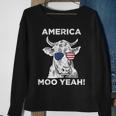 4Th Of July Funny Moo Yeah Cow GlassesBoys Girls Us Sweatshirt Gifts for Old Women
