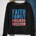 4Th Of July S For Men Faith Family Friends Freedom Sweatshirt Gifts for Old Women