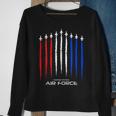 Air Force Us Veterans 4Th Of JulyAmerican Flag Sweatshirt Gifts for Old Women